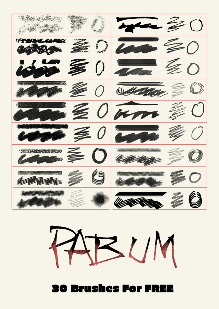 Pabum - 30 Free Brushes Set