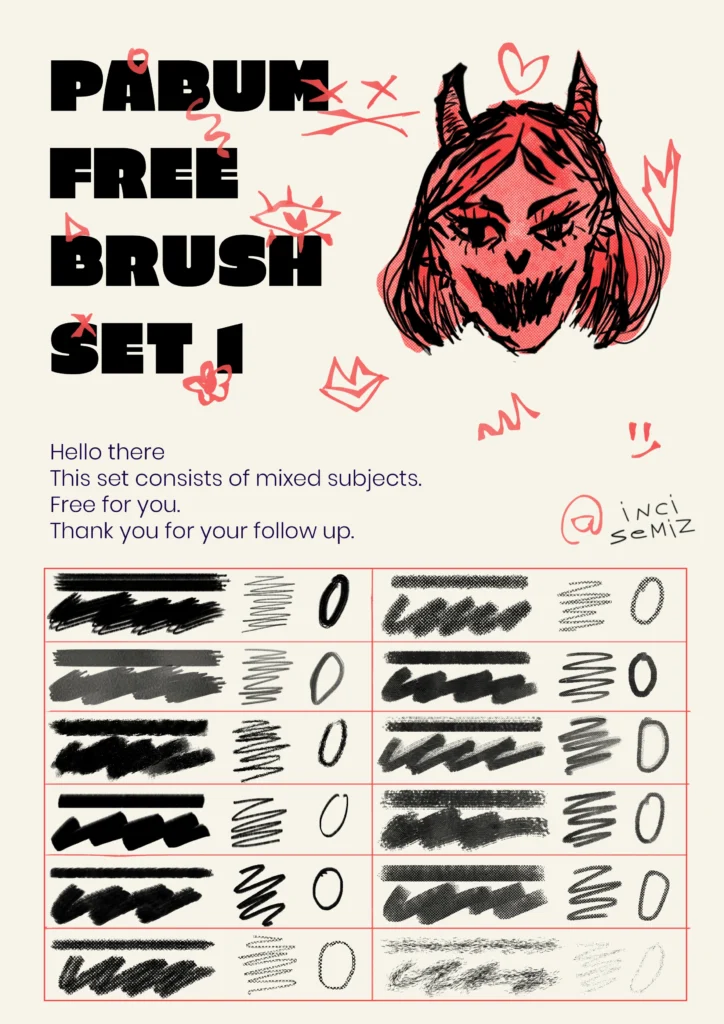 Pabum - 30 Free Brushes Set